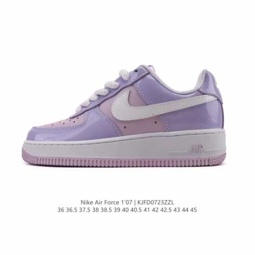 Nike Air Force 1 '07 Low, a cushioned white sneaker. This versatile, low-top, th