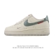 Nike Air Force 1 '07 Low, a versatile, platform, low-top white sneaker with cus