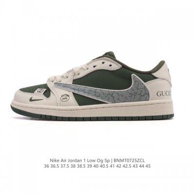 Authentic Nike Air Jordan 1 Low Og Sp Military Blue Aj1 Air Jordan 1 reverse toe