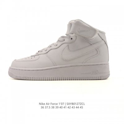 Nike Air Force 1 '07 High-Top Velcro Sneakers with Air Cushion, 2025 New Style,