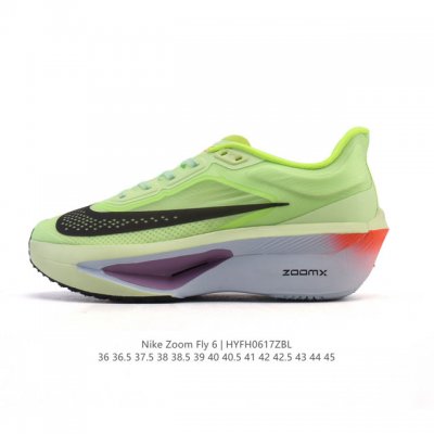 Corporate Nike Zoom Fly 6 Marathon Carbon Plate Beige Black Running Shoes Unisex