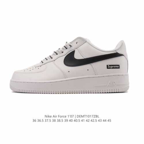 Company-grade Nike Air Force 1 '07 Low platform sneakers, featuring a thick sole