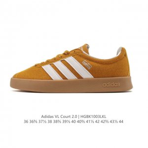 Adidas Vl Court 2.0 Shoes, a sporty and casual white sneaker. This T-toe athleti