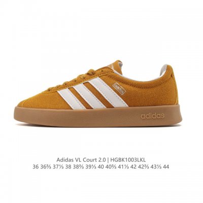 Adidas Vl Court 2.0 Shoes, a sporty and casual white sneaker. This T-toe athleti
