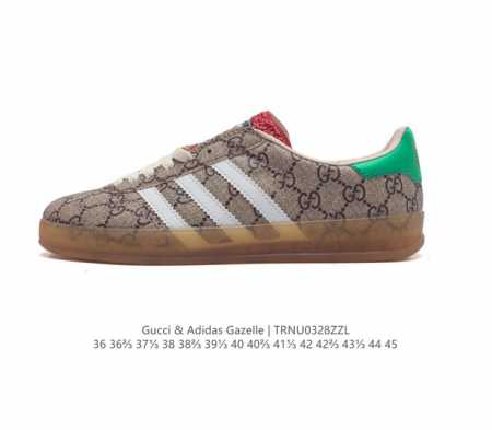 Adidas Originals X Gucci Gazelle , Adidas X Gucci - 80 90 , gazelle trefoil 36- - Click Image to Close