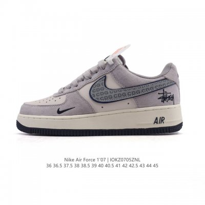Company-level Af1 Nike Air Force 1 '07 Low Air Force One white shoes with thick