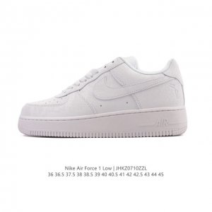 Authentic Nike Air Force 1 '07 Low Air Force One white shoes with air cushion, l
