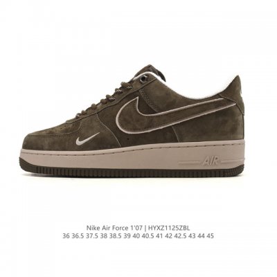 Nike Air Force 1 '07 Low, a versatile, platform, low-top white sneaker with cus