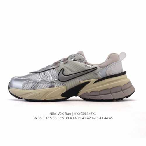 Nike V2K Run shock-absorbing and non-slip retro low-top sports running shoes are