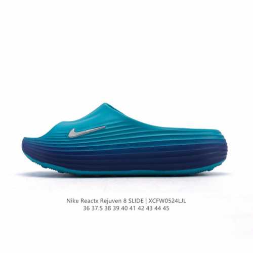 New Nike Reactx Rejuven8 Slide Beach Slippers Open-Toed Slippers One-Piece Slip-