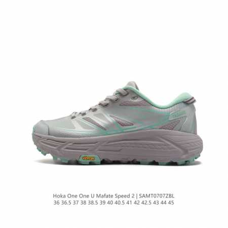 Hoka One One Mafate Speed 2 Low tpu Eva 1126851 36-45 Samt0707Zbl - Click Image to Close