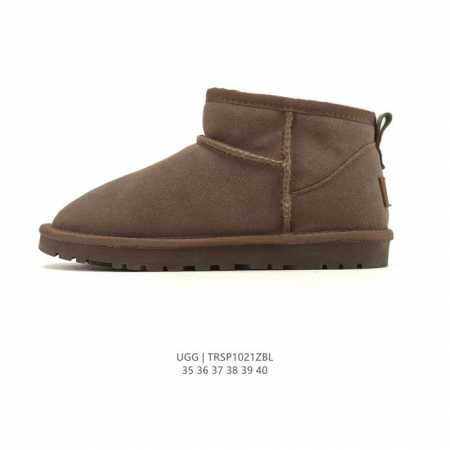 Ugg Snow Boots, Mid-Cut, Stylish, Comfortable Women's Shoes, Thick Sole, Height- - Click Image to Close