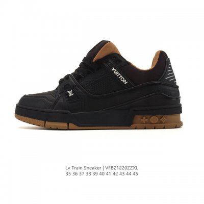 Louis Vuitton Trainer Sneaker Low, a stylish and trendy platform sneaker for me