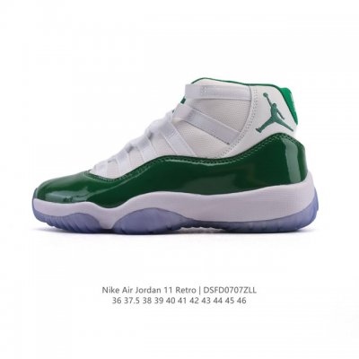 Nike Air Jordan 11 Retro Men's and Women's Sports Shoes Aj11 Classic design, lo