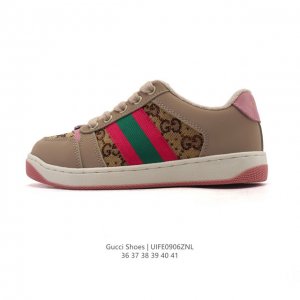 Company-grade Gucci classic casual sneakers, luxury versatile dad shoes with thi