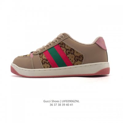 Company-grade Gucci classic casual sneakers, luxury versatile dad shoes with thi