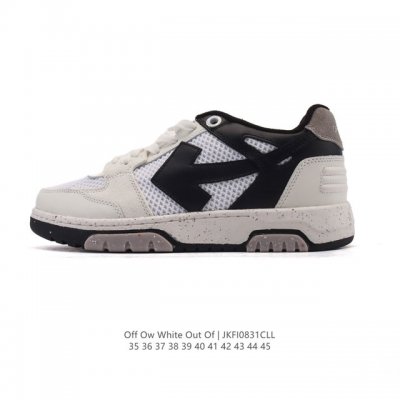 Exclusive company-level photos of Off-White Out Of Office low-top lace-up fashi