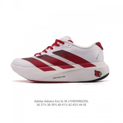 Adidas Adizero Evo Sl Sporty, Comfortable, Non-Slip, and Wear-Resistant Low-Top