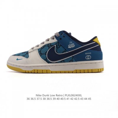 Corporate Nike Sb Dunk Low Pro Unisex Retro Sneakers. Made of soft leather and f