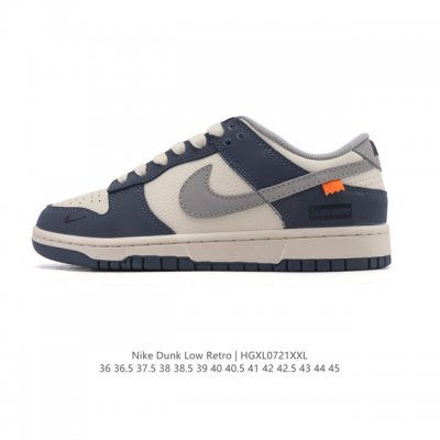 Corporate Nike Dunk Low Retro Sneakers, 2025 new models for men and women. A cla