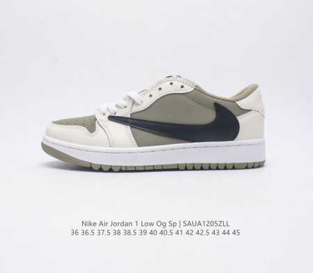 Nike Air Jordan 1 Low Og Sp Military Blue Aj1 1 Aj1 1 Aj1 1 Ddd Ts Swoosh Ddd D - Click Image to Close