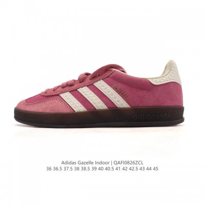 Adidas Originals Gazelle Indoor Retro Trefoil Non-slip Transparent Rubber Sneak