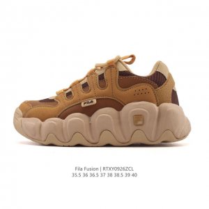Fila women's shoes, officially launched for 2025, are breathable, thick-soled, h