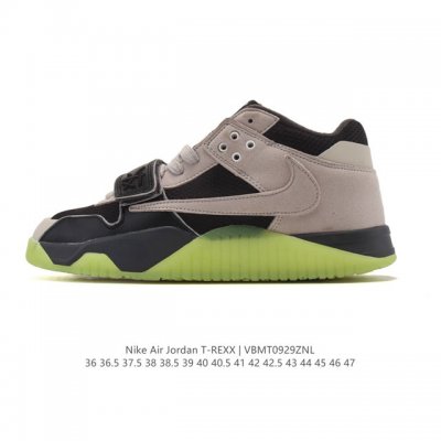 New Nike Jordan Travis Scott X Jordan Jumpman Jack "Bright Cactus" comfortable,