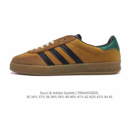 Adidas Originals X Gucci Gazelle , Adidas X Gucci - 80 90 , gazelle trefoil 36- - Click Image to Close