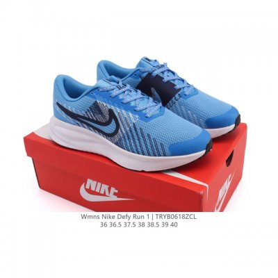 Nike Official Defy Run 1 Women's Training Shoes Breathable Cushioning Fitness Sh