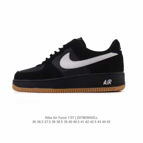 Nike Air Force 1 '07 Low, a versatile, low-top, thick-soled, height-enhancing c