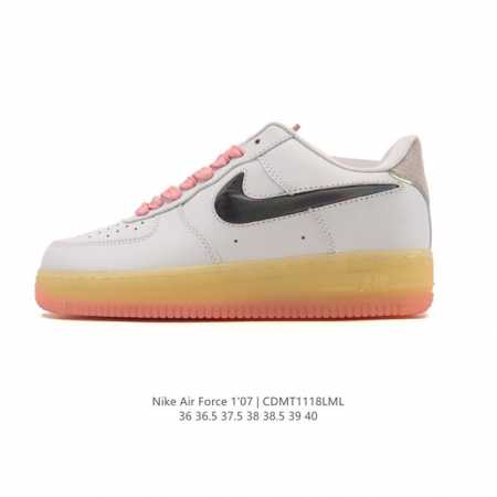Nike Air Force 1 '07 Low, a versatile, platform, low-top white sneaker with cus - Click Image to Close