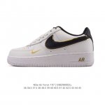 Nike Air Force 1 '07 Low White Air Force One Shoes, Low-Top, Versatile Thick-So
