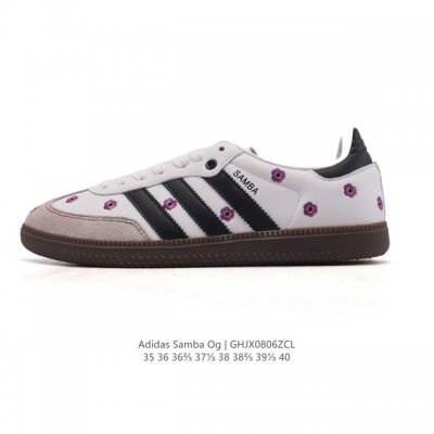 Special Price Adidas Originals Samba Og Shoes Classic White Sneakers T-Toe Women