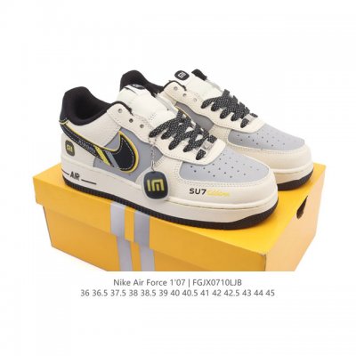 Top layer leather genuine Nike Air Force 1 '07 Low Air Force One with air cushi