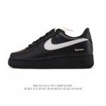Company-grade Nike Air Force 1 '07 Low platform sneakers, featuring a thick sole
