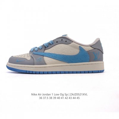 Company-Level Genuine Nike Air Jordan 1 Low Og Sp Military Blue Aj1 Joe 1 Revers