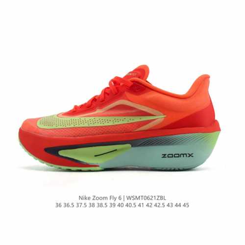 Corporate Nike Zoom Fly 6 Marathon Carbon Plate Beige Black Running Shoes Unisex