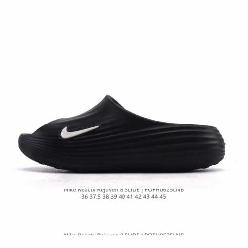 Nike Reactx Rejuven8 Beach Shoes Soft Rebound Wear-resistant Breathable Sandals