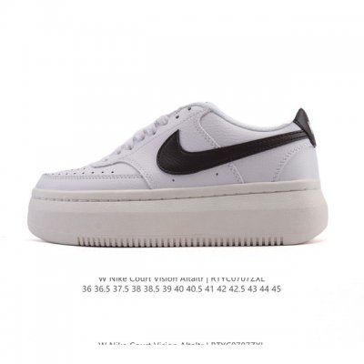 Nike Nike Court Vision Alta Ltr Thick-soled Heightened Sports Casual Sneakers. S