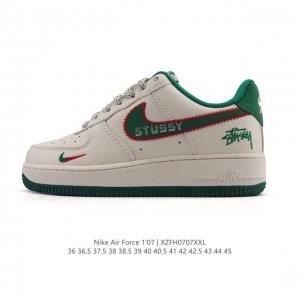 Company-level Af1 Nike Air Force 1 '07 Low Air Force One white shoes with thick