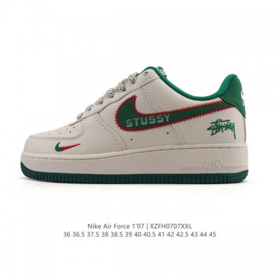 Company-level Af1 Nike Air Force 1 '07 Low Air Force One white shoes with thick