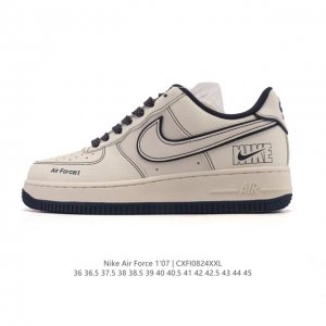 New Af1 Nike Air Force 1 '07 Low Air Force One cushioned, thick-soled, height-e
