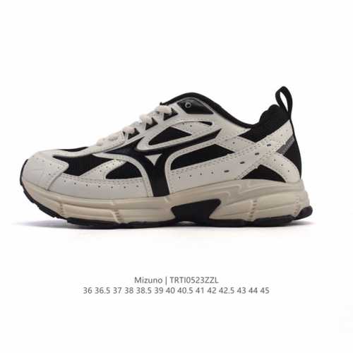 Corporate-Level Mizuno Retro Fashion Casual Comfort Shock-Absorbing Sports Runni