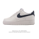 Nike Air Force 1 '07 Low, a versatile, platform, low-top white sneaker with cus