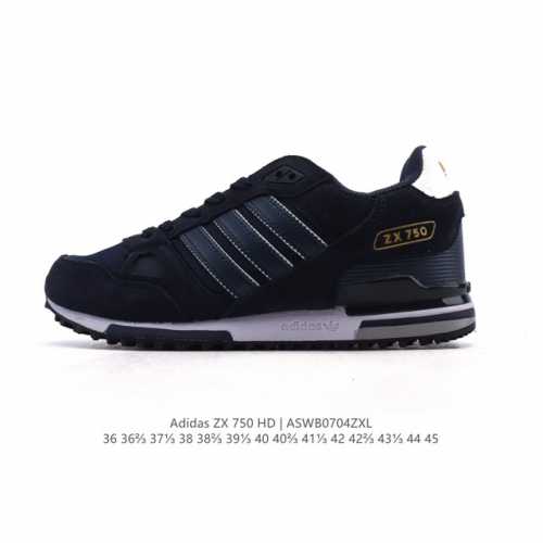 Adidas Zx 750 Outdoor wear-resistant and comfortable sports casual shoes. Class