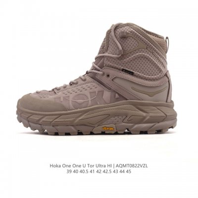Pure original Hoka One One Tor Ultra High Tor fabric leather trendy and comforta