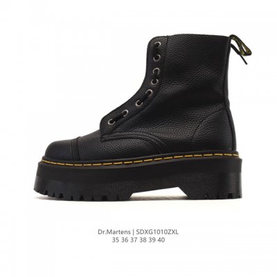 Company-grade DR Martens Dr. Martin business leather shoes, lychee pattern high-