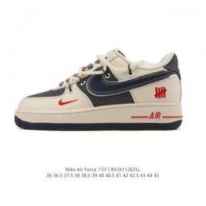 Company-grade Nike Air Force 1 '07 Low, 2025 new deconstructed double-lace-up p