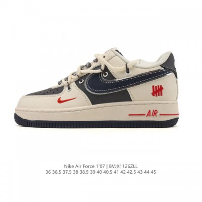 Company-grade Nike Air Force 1 '07 Low, 2025 new deconstructed double-lace-up p